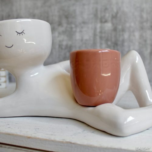 Succulent Lazy Little Man Flower Pot Home Decoration Resin Decorations