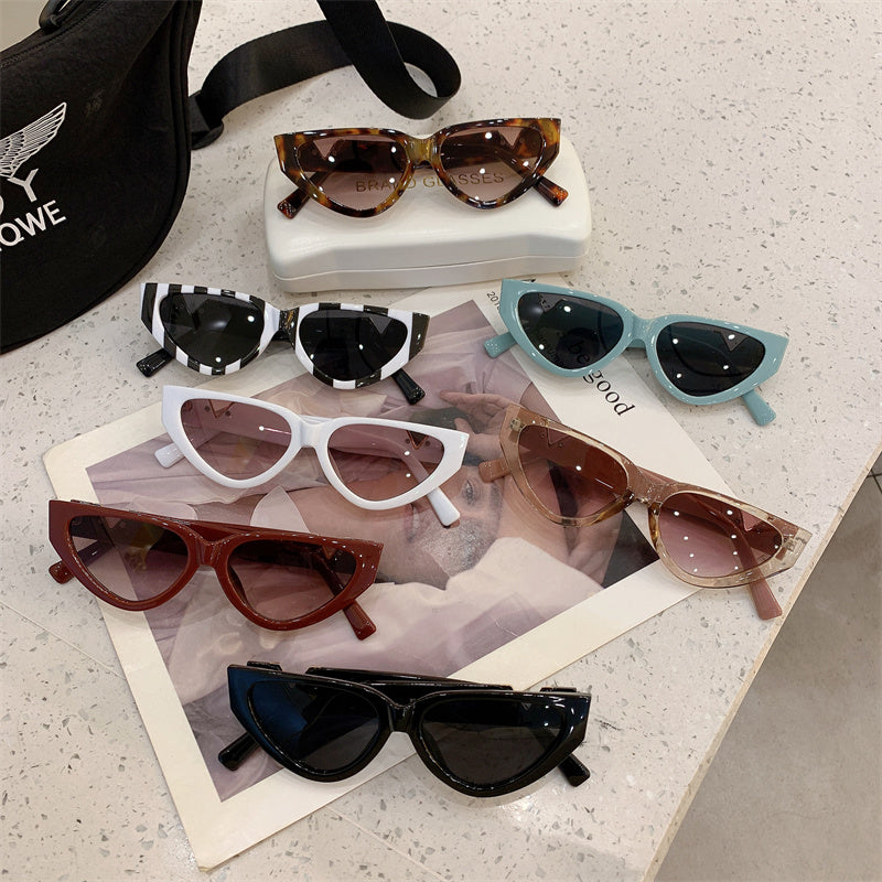 Women's Casual Cat's Eye Large Rim Sunglasses