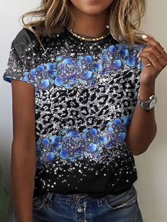 Summer Short-sleeved T-shirt For Women Loose Trendy