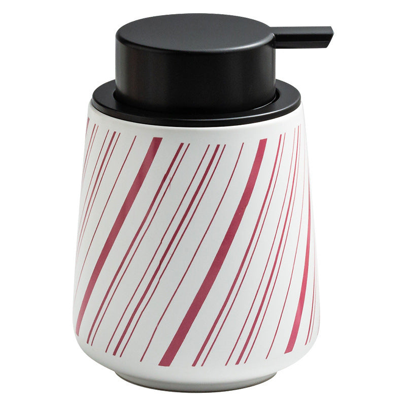 Modern Color Blocking Simple Ceramic Sparkling Mousse Bottle