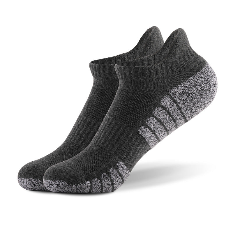 Thick Towel Bottom Socks For Running Non-slip Anti-sweat Breathable