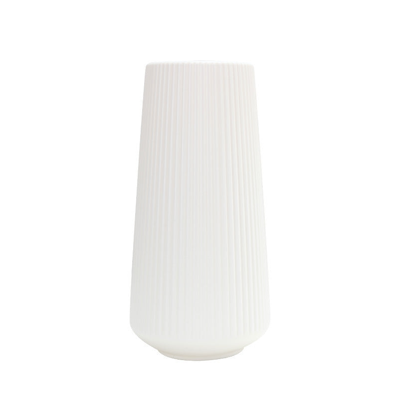 Large Simple Plastic Vase Dry And Wet Flower Arrangement Container