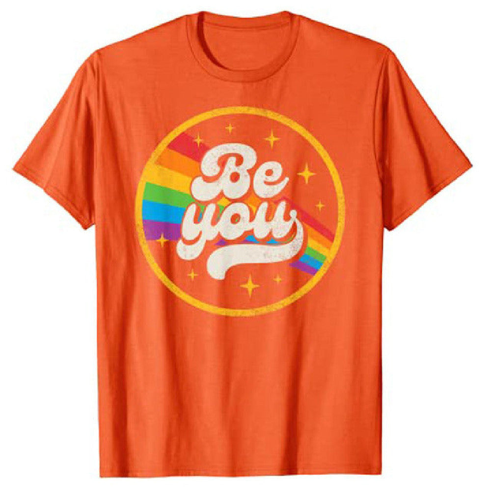 Be Your Ally Proud LGBT Retro Short Sleeved