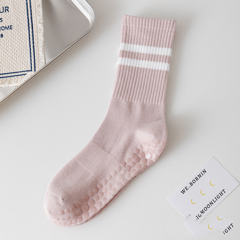 Indoor Anti Skid Wear Resistant Foot Guard Medium Tube Socks