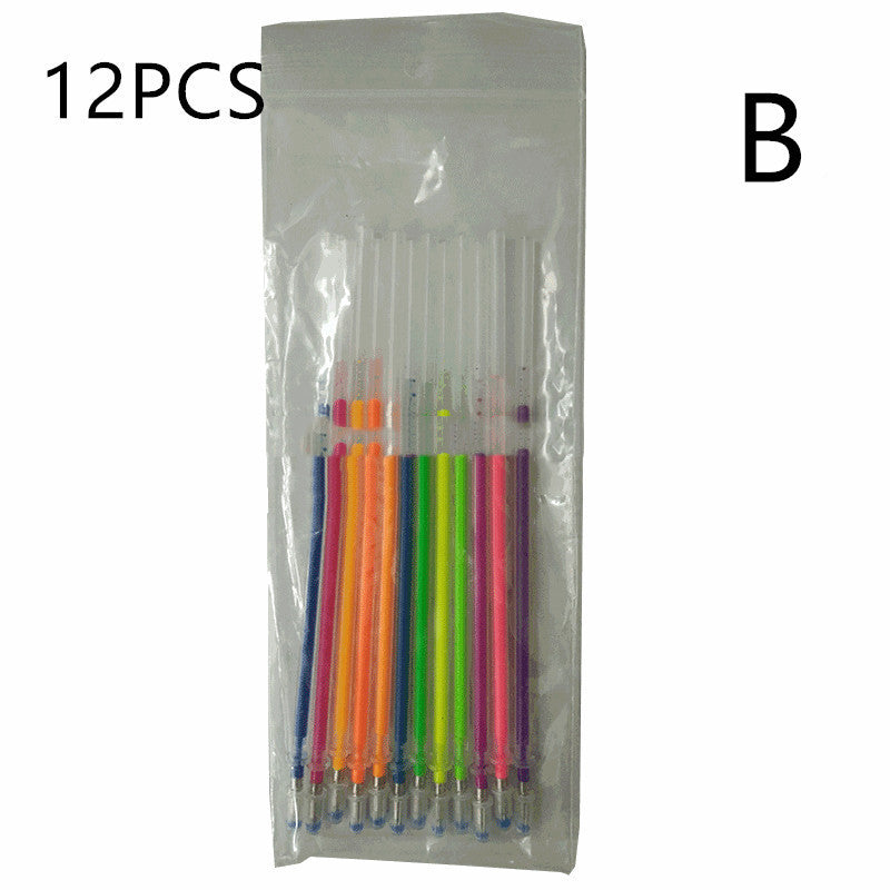 Glittering Gel 48-Color Fluorescent High-Gloss Hand Account Refill