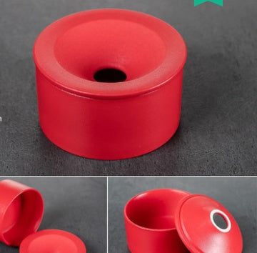New Chinese Ceramic Ashtray Anti Fly Ash With Lid Funnel Type Creative Cute Hotel Bar Special Custom