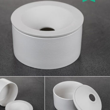 New Chinese Ceramic Ashtray Anti Fly Ash With Lid Funnel Type Creative Cute Hotel Bar Special Custom