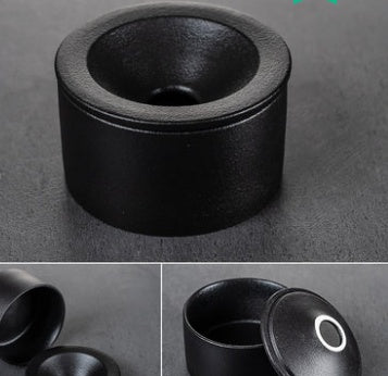 New Chinese Ceramic Ashtray Anti Fly Ash With Lid Funnel Type Creative Cute Hotel Bar Special Custom