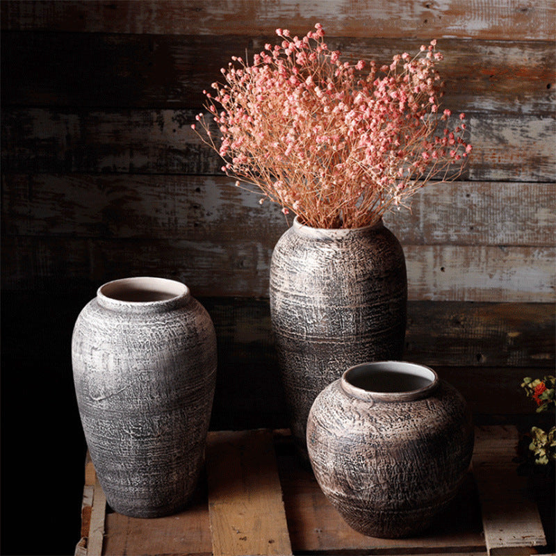 Retro Ceramic Floor-standing Large Vase