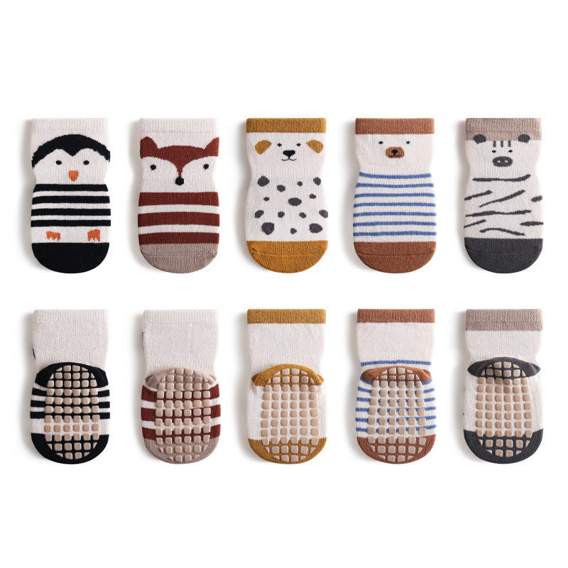 Baby Floor Socks Indoor Full Base Rubber Anti-slip Cooling Insulation Cylinder