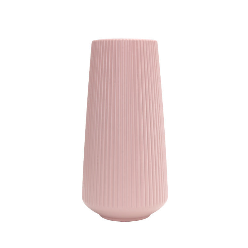 Large Simple Plastic Vase Dry And Wet Flower Arrangement Container