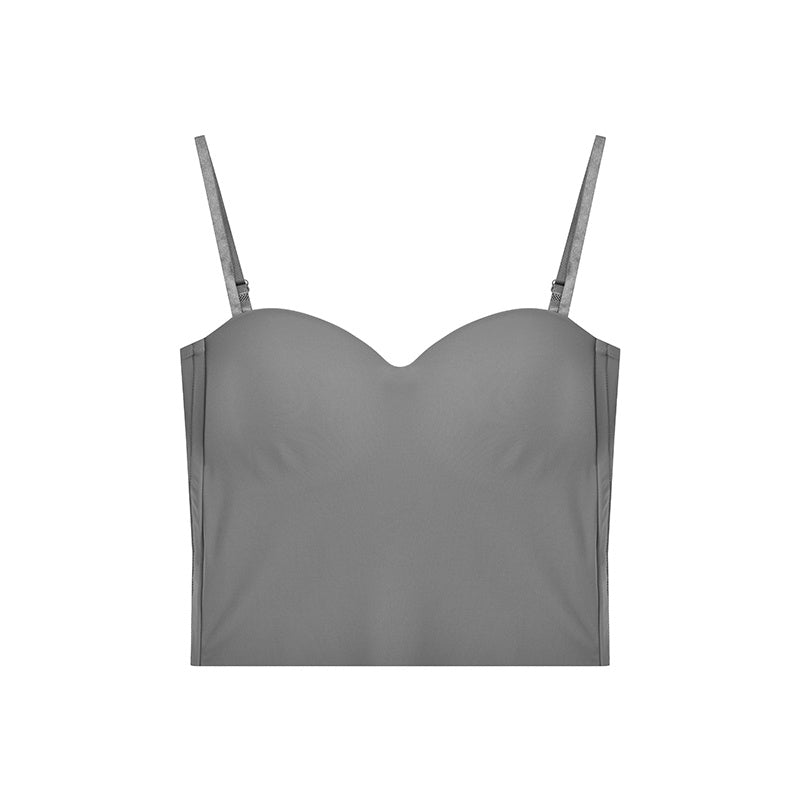Small Crowd Wrap Chest Slim Short Outer Wear Top Camisole
