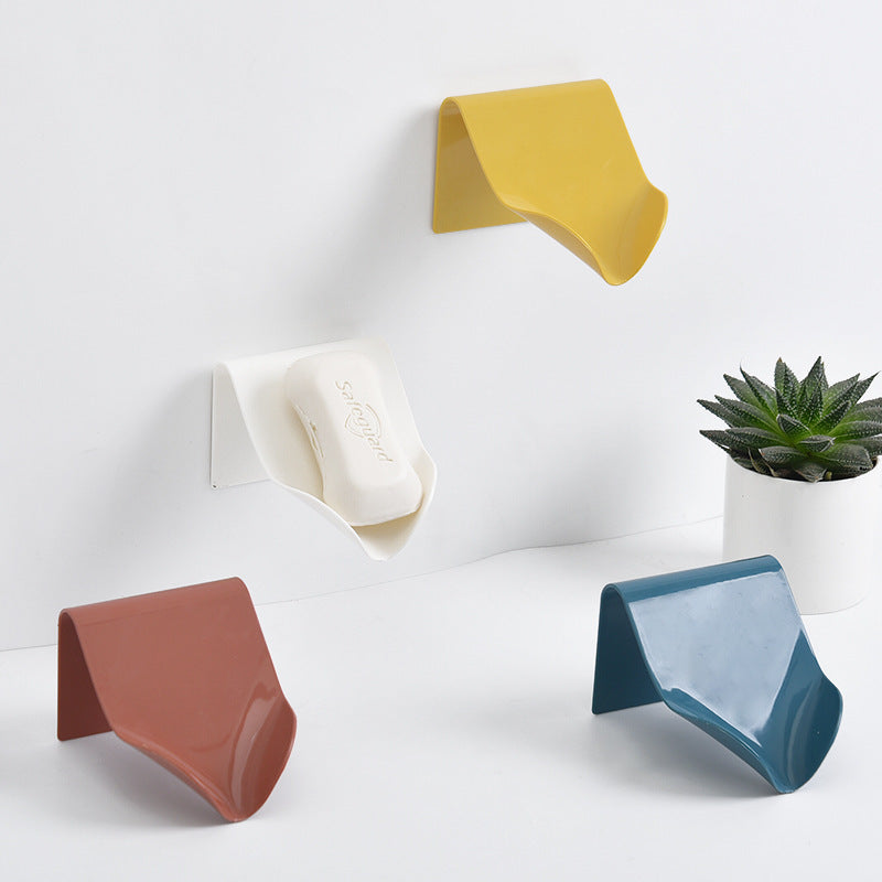 Perforated soap free shelf soap dish