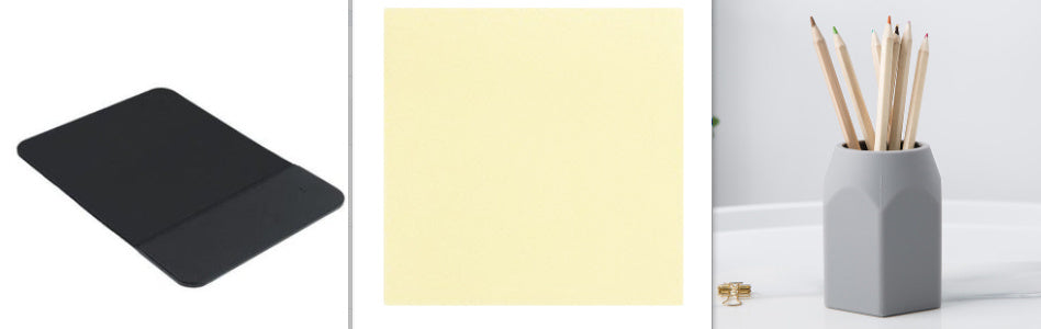 Simple solid silicone pen holder