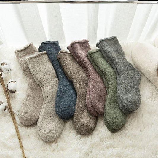 Middle-aged And Elderly Cashmere Snow Socks Men's Retro