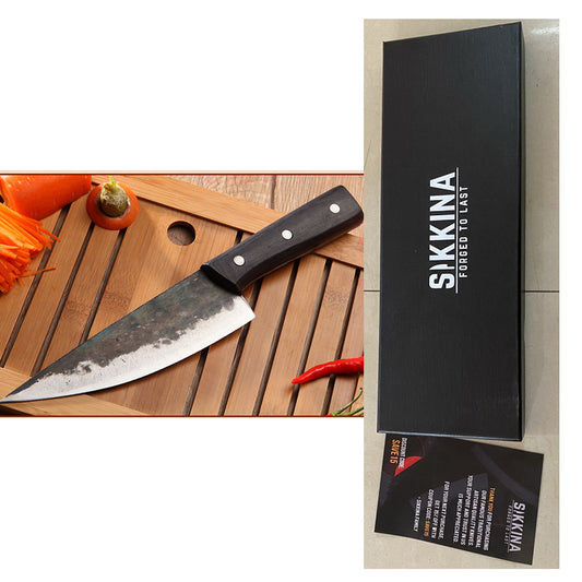 Hand Forged Kitchen Knife Meat Fish Fruit Vegetable Chef