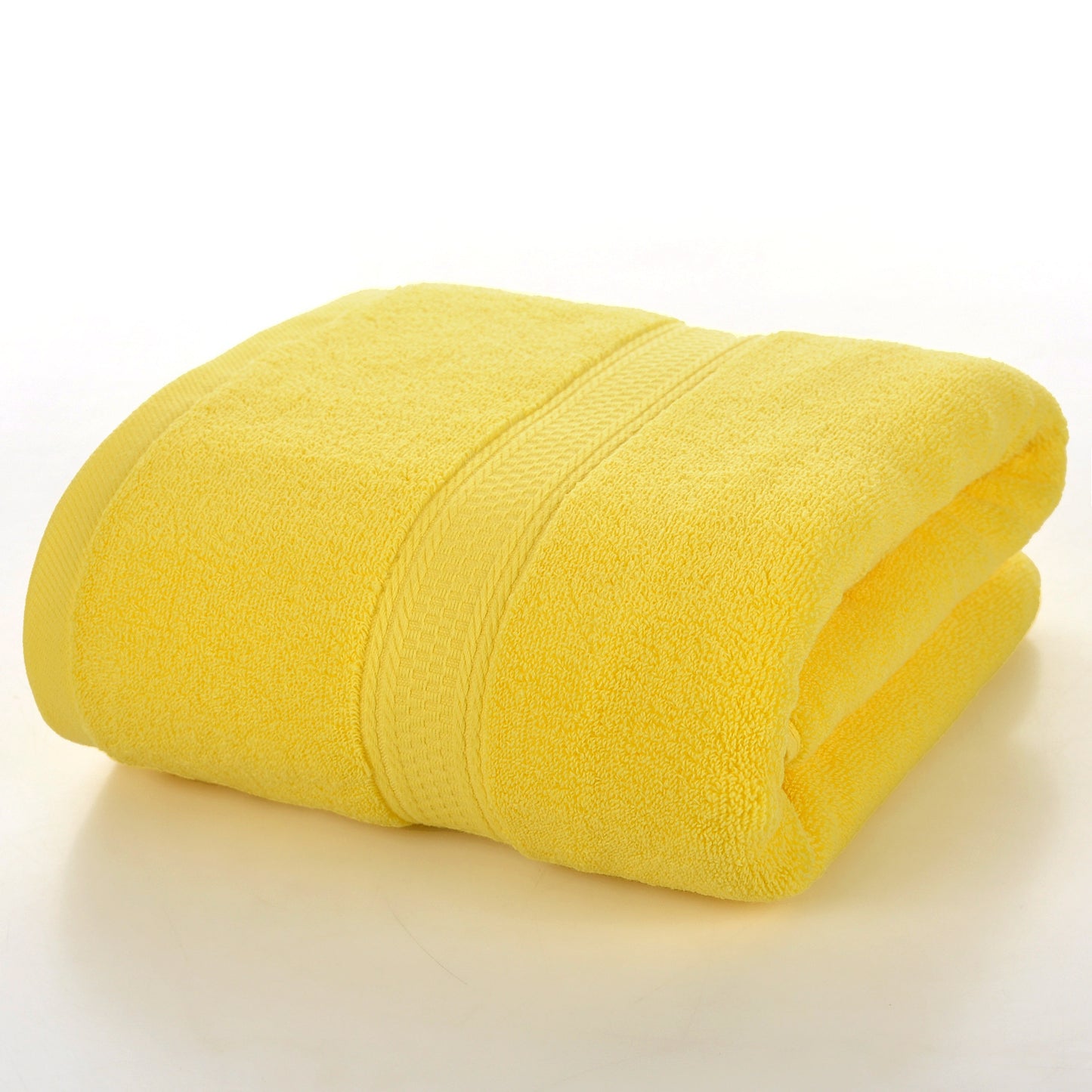 Plain Pure Cotton Bath Towel Household