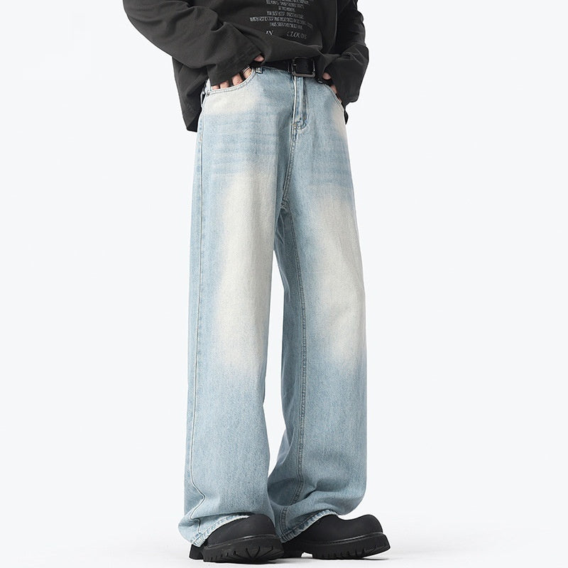 Autumn And Winter American High Street Retro Washed Jeans