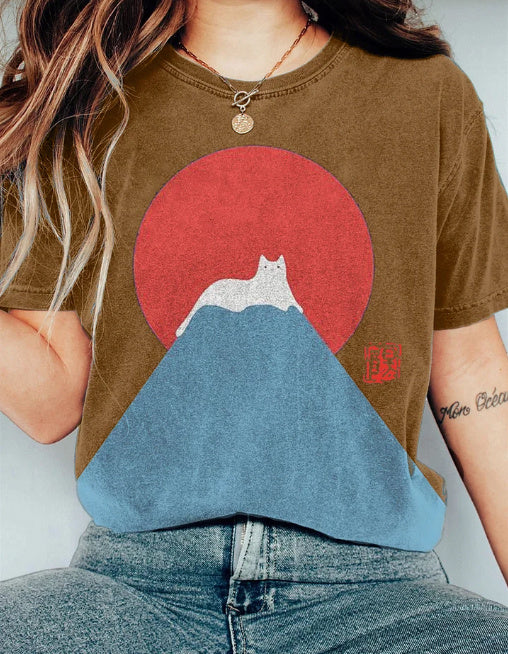 Women's Letter Casual Loose Short Sleeves Blouse