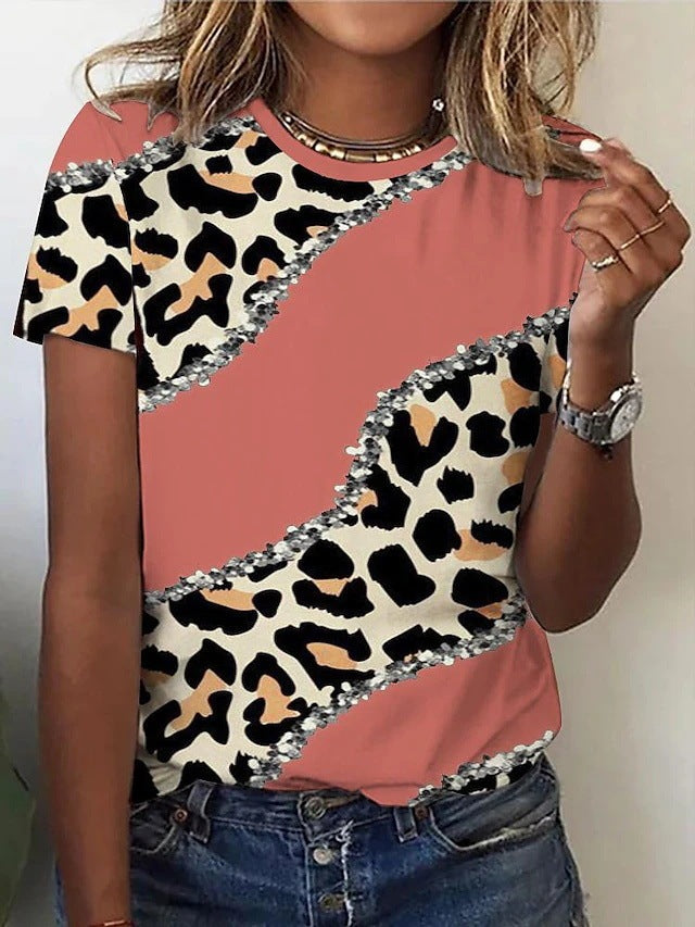 Summer Short-sleeved T-shirt For Women Loose Trendy