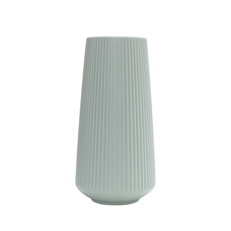 Large Simple Plastic Vase Dry And Wet Flower Arrangement Container
