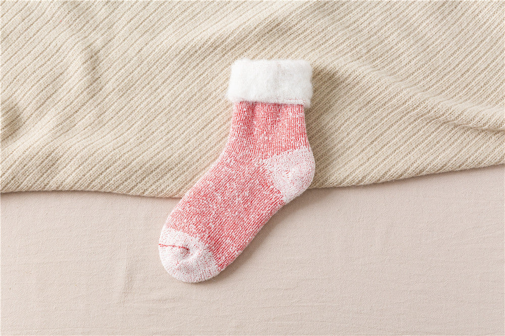 Middle-aged And Elderly Cashmere Snow Socks Men's Retro