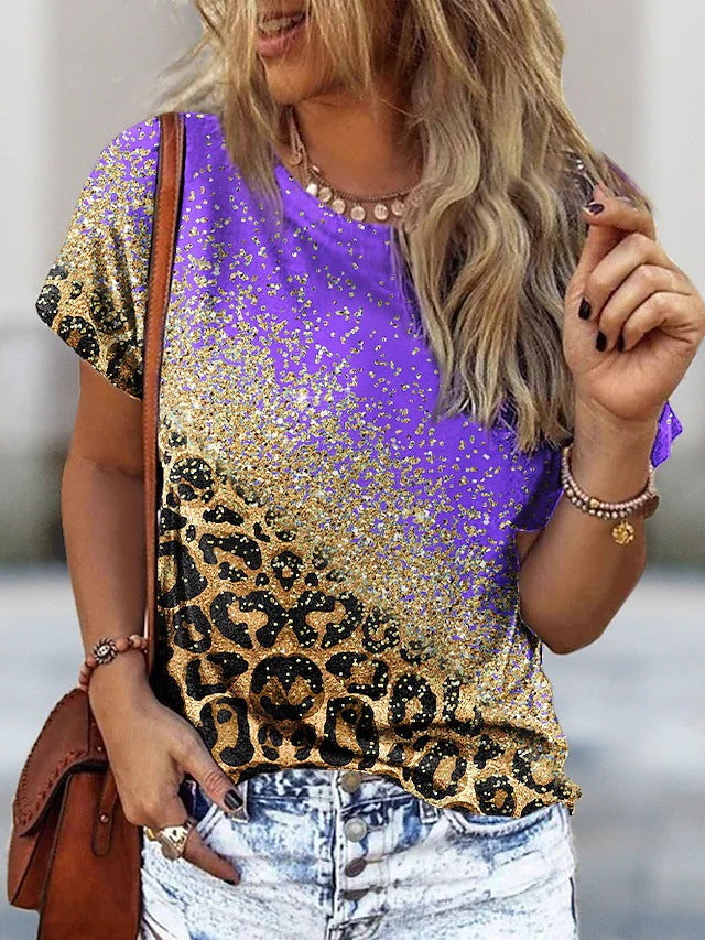 Summer Short-sleeved T-shirt For Women Loose Trendy