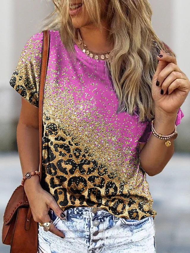 Summer Short-sleeved T-shirt For Women Loose Trendy