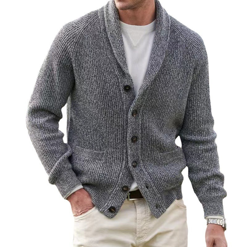 Men's Sweater Simple Thickening Cardigan Coat