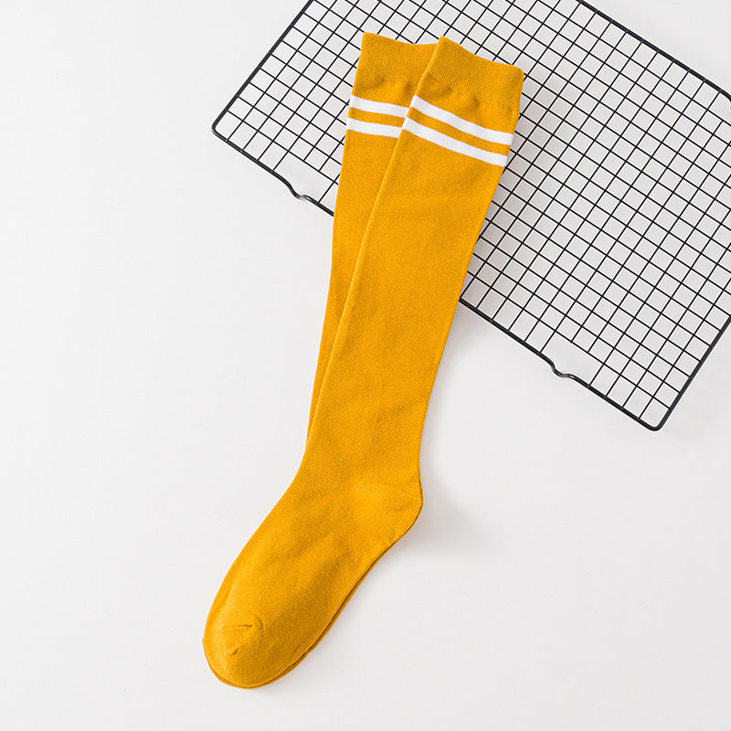 Women's calf cotton socks