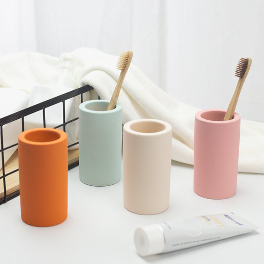 Diatomite Holder Household Creative Toothbrush Cup
