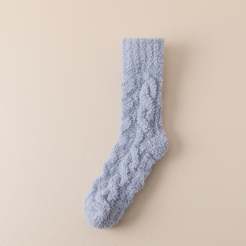 Coral Fleece Socks Women's Autumn And Winter Thickened