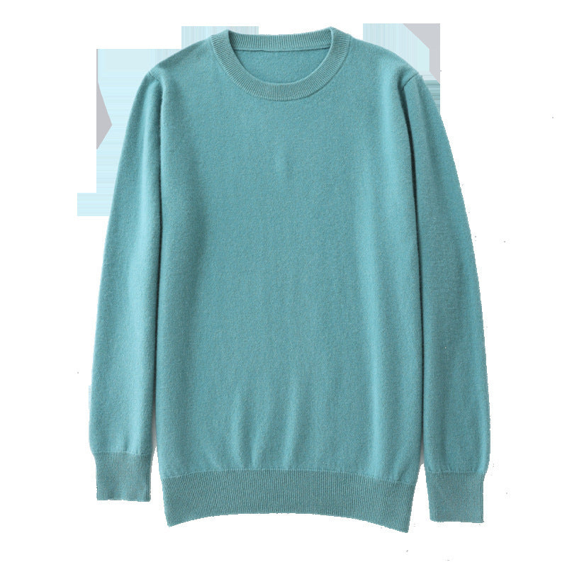 Korean Style Wool V-neck Bottoming Shirt Pullover Sweater