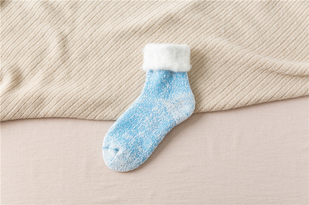 Middle-aged And Elderly Cashmere Snow Socks Men's Retro
