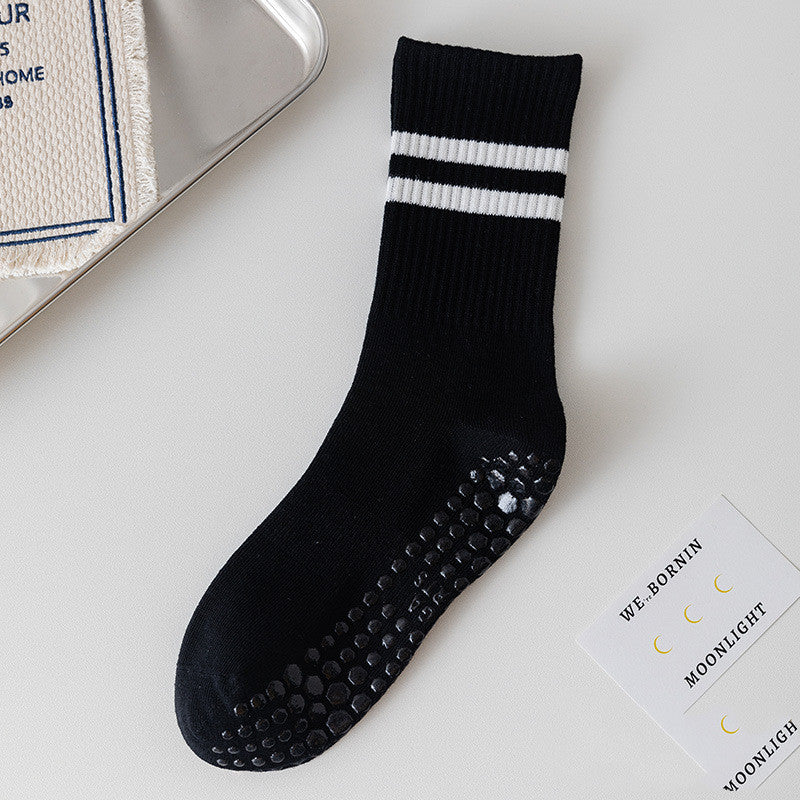 Indoor Anti Skid Wear Resistant Foot Guard Medium Tube Socks