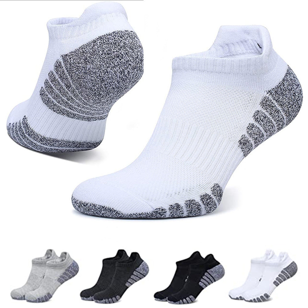Thick Towel Bottom Socks For Running Non-slip Anti-sweat Breathable