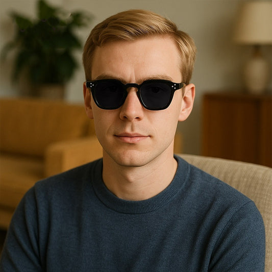 New Korean TR Square Frame Women's UV-proof Sunglasses