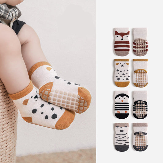 Baby Floor Socks Indoor Full Base Rubber Anti-slip Cooling Insulation Cylinder