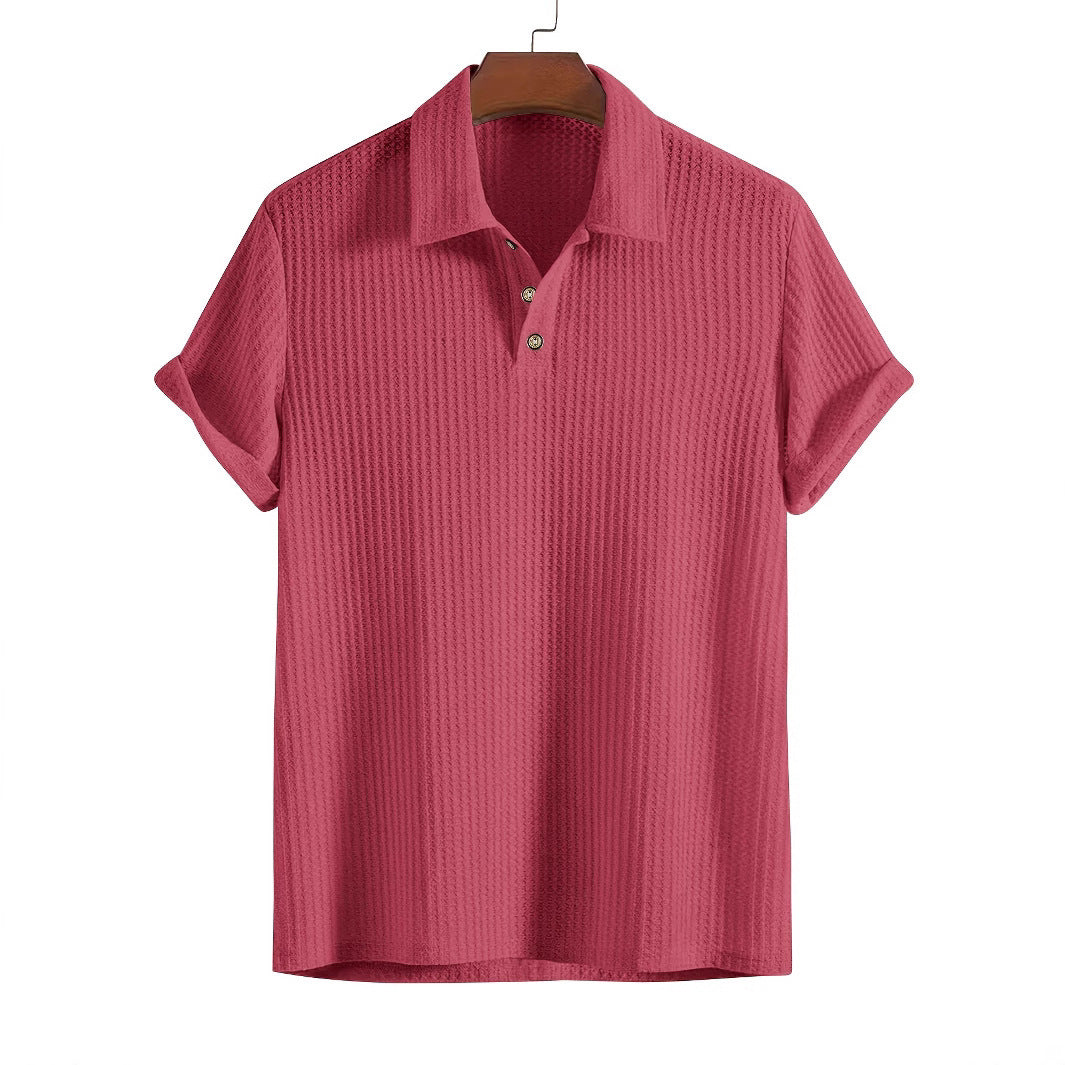 Men's Casual Loose Short Sleeves Simple