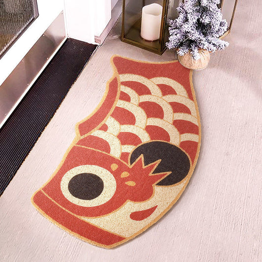 Carp Streamer Floor Mat Stain-resistant Washable Floor Mat Pvc Cutting Pvc Loop Floor Mat