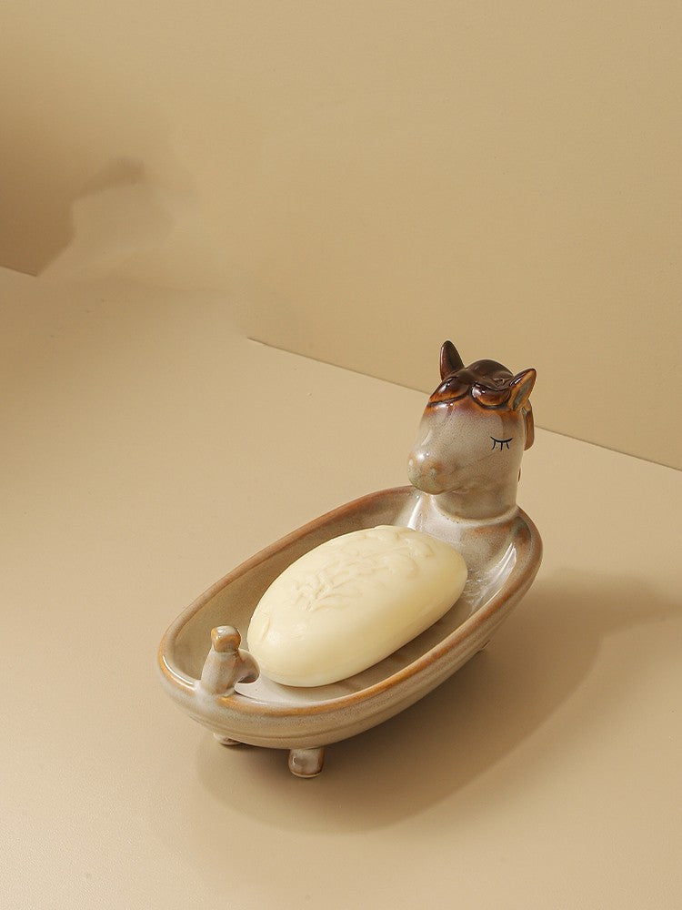 Cartoon Soap Box Household Children's Cute Large Size Toilet Soap Rack