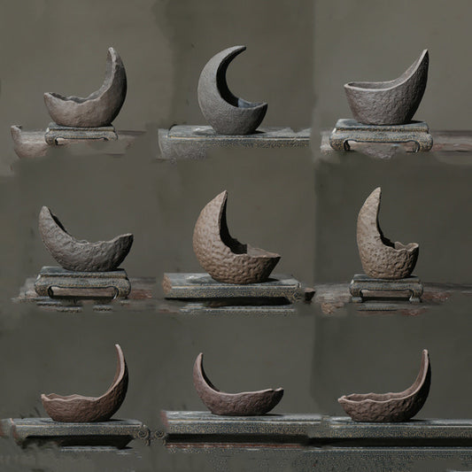 Purple Clay Flower Pot Southern Barbarian Alien Creativity