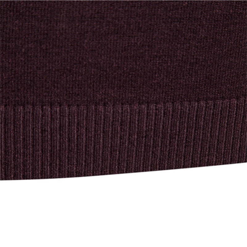 Men's Multicolor Sweater With Mid Neck And Slim Trim