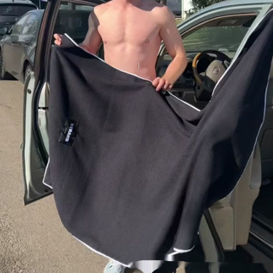 Car Magnetic Bath Towel Outdoor Bath Beach