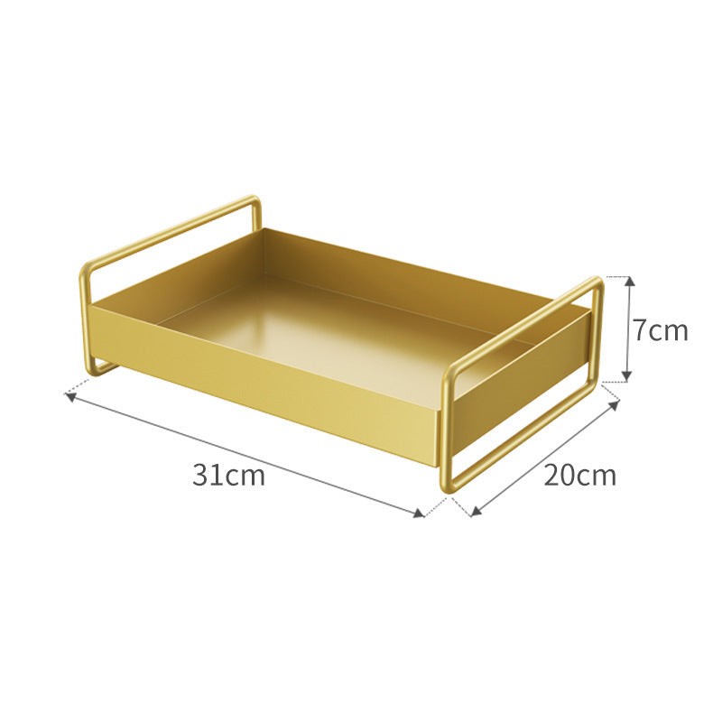 Double Layer Gold Stand