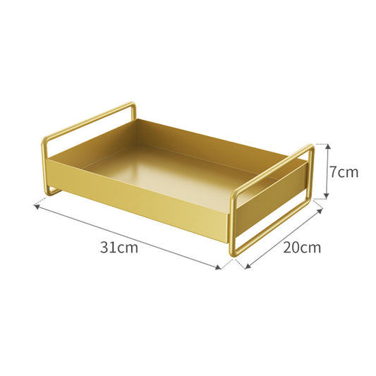 Double Layer Gold Stand