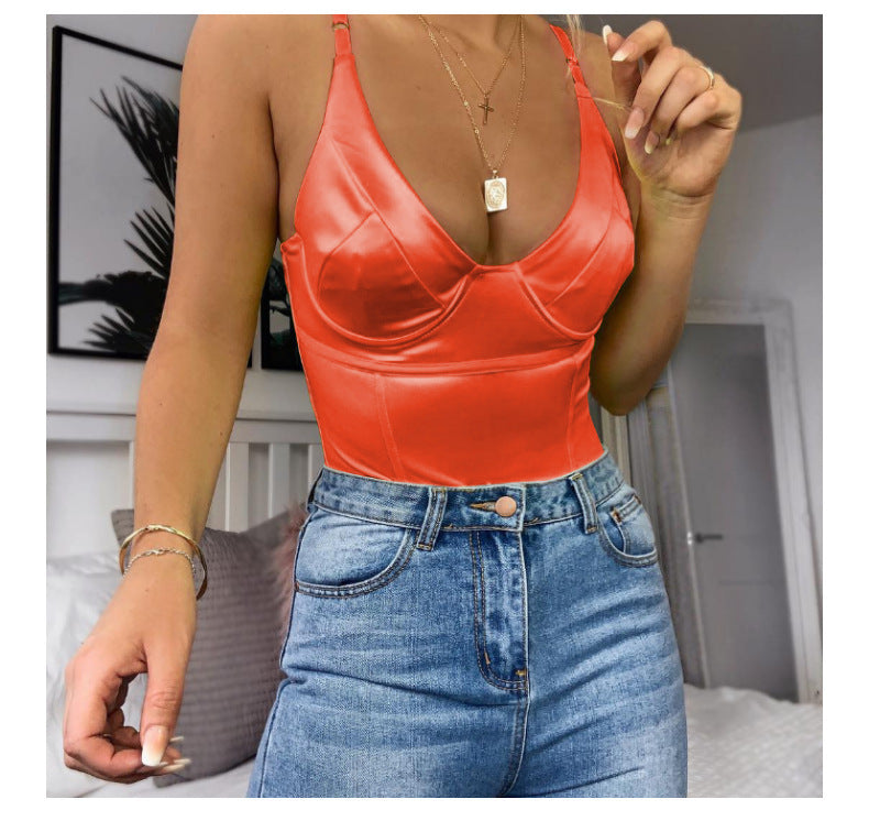 Sleeveless Siamese Vest