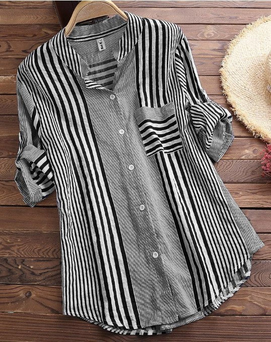 Striped shirt long sleeve