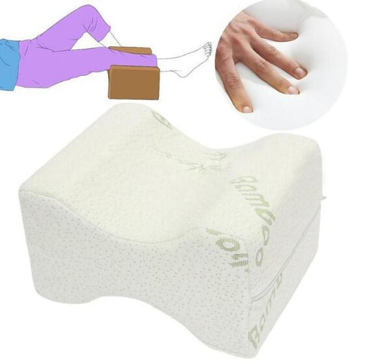 Memory Foam Knee Leg Pillow Bed Cushion Wedge Pressure Relief Sleep Support Aid 
