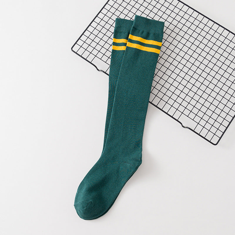 Women's calf cotton socks